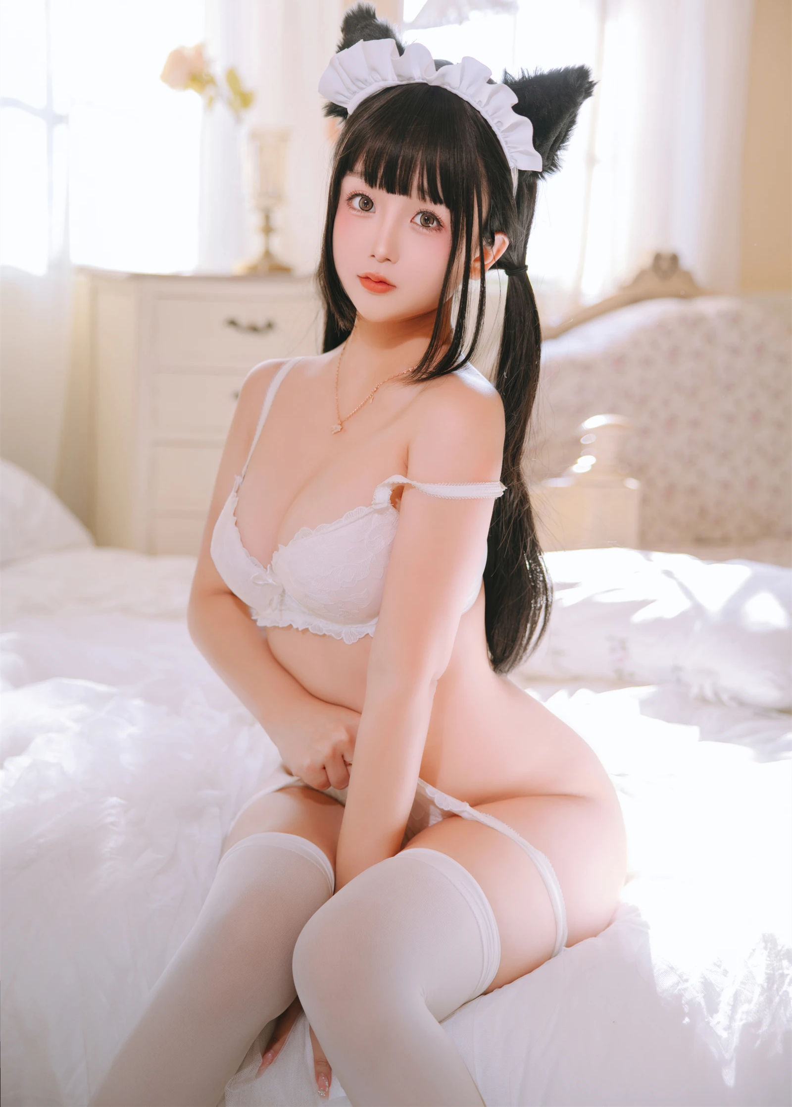 猫娘女仆美女动漫博主性感Cosplay写真日奈娇|柠檬皮美女写真