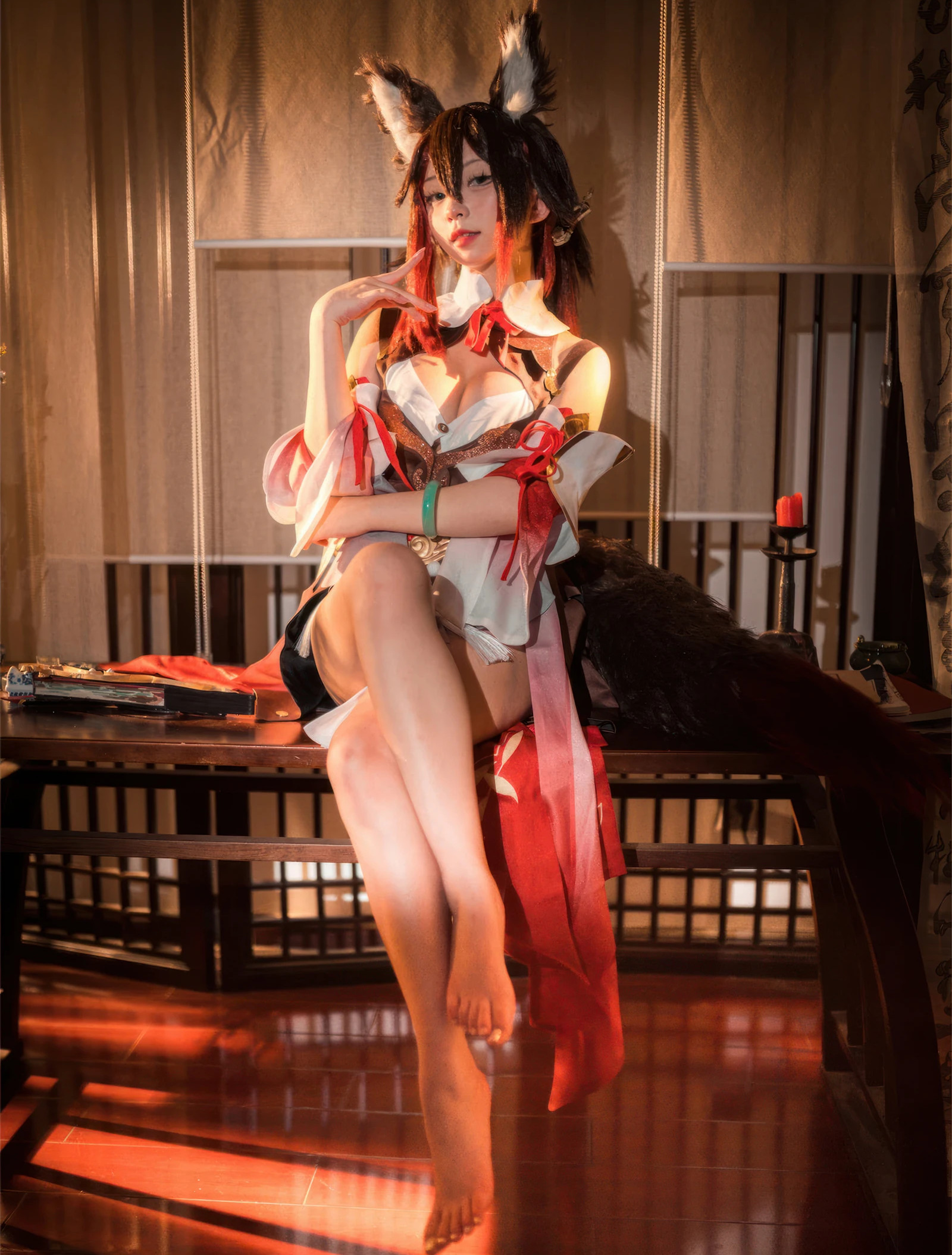 星穹铁道 停云美女动漫博主性感Cosplay写真花铃|柠檬皮美女写真